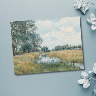 Rivierlandschap bij St. Ives, Huntingdonshire Briefkaart