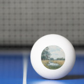 Rivierlandschap bij St. Ives, Huntingdonshire Pingpongbal (Net)