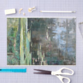 Rivierlandschap met waterlelies van Julia Beck Tissuepapier (Craft)