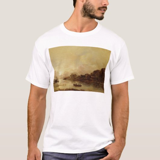 rivierlandschap t-shirt (Voorkant)