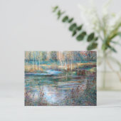 Rivierlandschap, Val-Saint-Martin door Julia Beck Briefkaart (Staand voorkant)