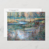 Rivierlandschap, Val-Saint-Martin door Julia Beck Briefkaart (Voorkant / Achterkant)