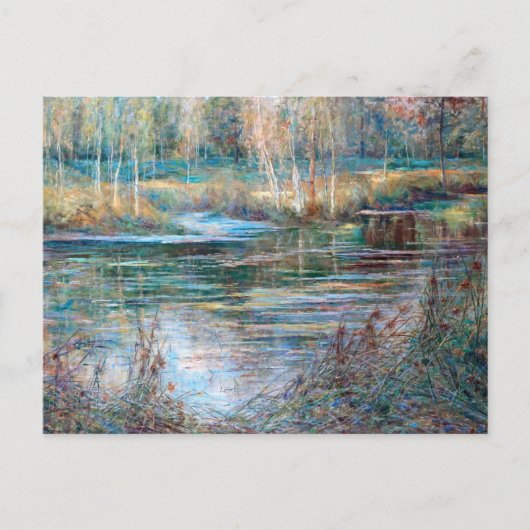 Rivierlandschap, Val-Saint-Martin door Julia Beck Briefkaart (Voorkant)