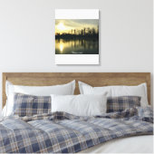 Rivierlandschap Zonnevermeerderde schilderdruk Canvas Afdruk (Insitu (Slaapkamer))