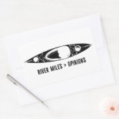 Riviermijlen > Meningen Kayak Rechthoekige Sticker (Envelop)