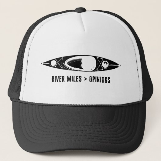 Riviermijlen > Meningen Kayak Trucker Pet (Voorkant)