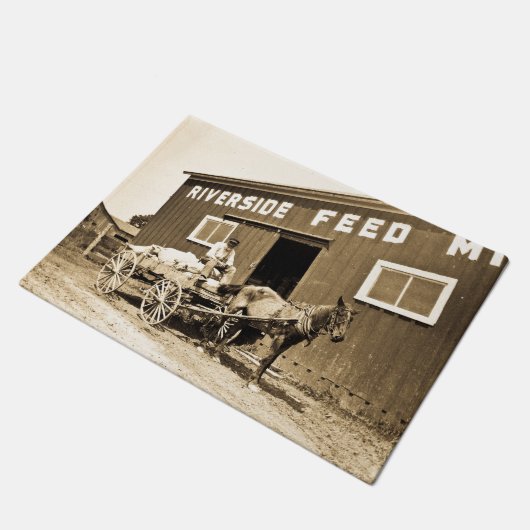  riviermond- en klauwzeerwagon deurmat (Schuin)