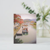 Rivieroever Kyoto Briefkaart (Staand voorkant)