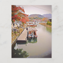 Rivieroever Kyoto Briefkaart