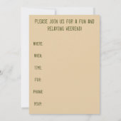  rivieroever-Vissende reisuitnodiging Kaart (Achterkant)