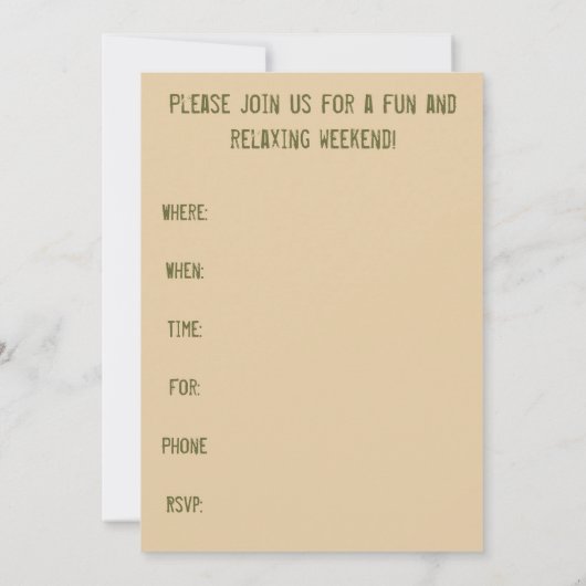  rivieroever-Vissende reisuitnodiging Kaart (Achterkant)