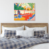 Rivieroevers | Andre Derain | Canvas Afdruk (Insitu (Slaapkamer))