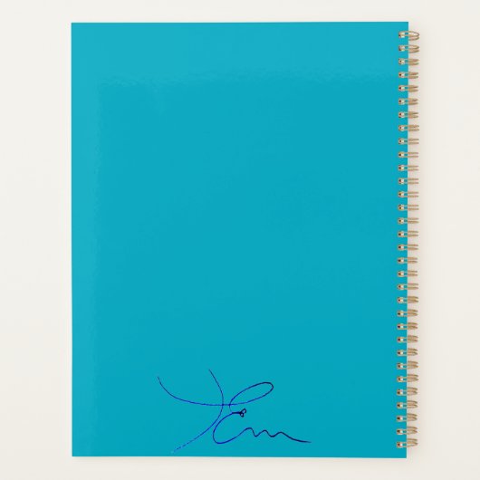 Rivieroevers Planner (Achterkant)