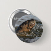 rivierotter ronde button 5,7 cm (Voorkant /achterkant)