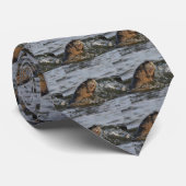 rivierotter stropdas (Opgerold)