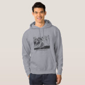 Rivierotters, www.LarasCreations.net Hoodie (Voorkant volledig)