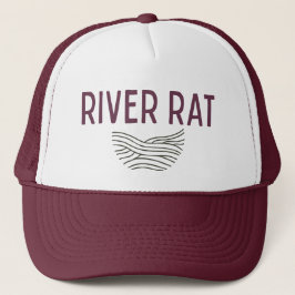 Rivierrat trucker hoed pet