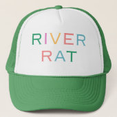 Rivierrat trucker hoed trucker pet (Voorkant)