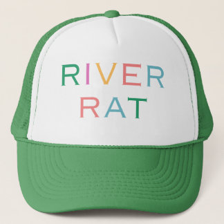 Rivierrat trucker hoed trucker pet