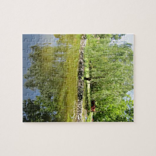 Rivierreflecties Legpuzzel (Horizontaal)