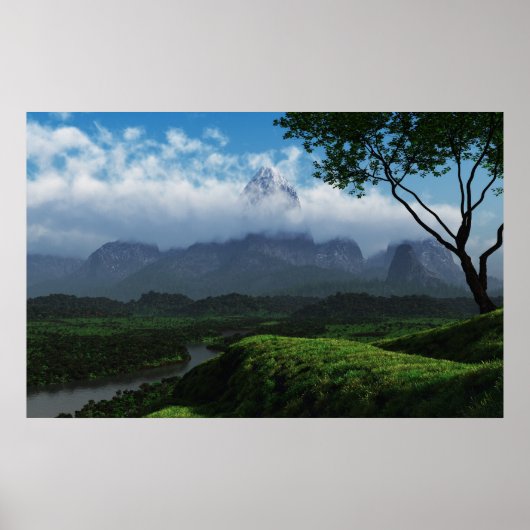 Riviervallei (grenzeloos) poster (Voorkant)