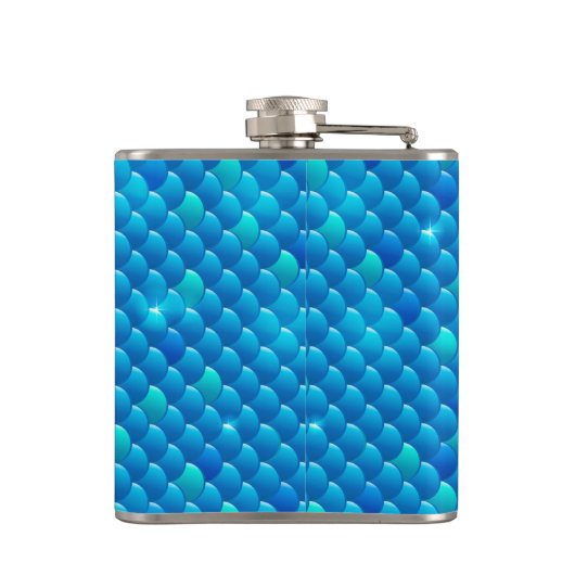 riviervisschalen heupfles (Achterkant)