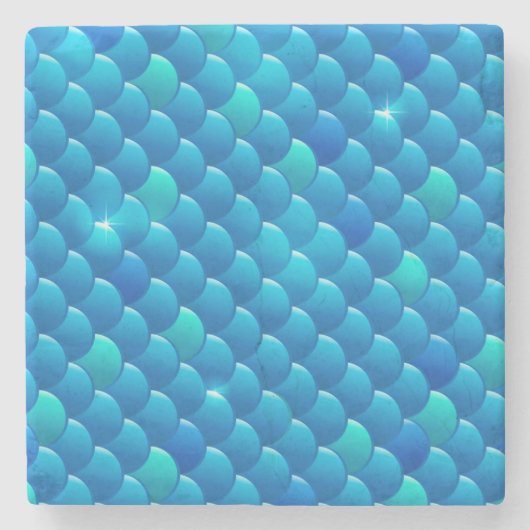 riviervisschalen stenen onderzetter (Voorkant)