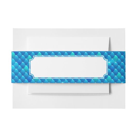 riviervisschalen uitnodigingen wikkel (Voorkant Voorbeeld)