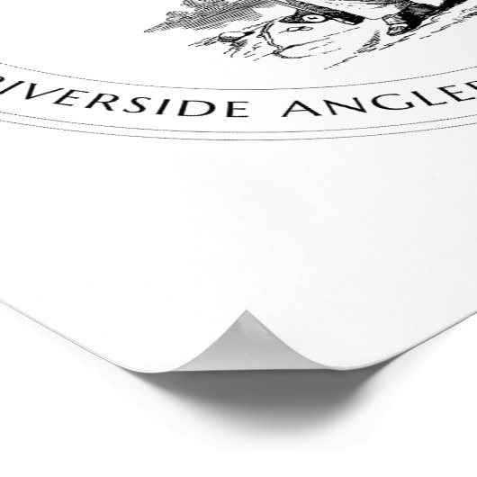 Riviervissers Poster (Hoek)