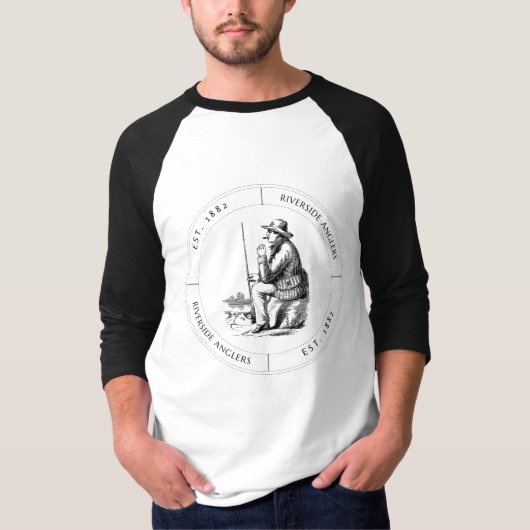 Riviervissers T-shirt (Voorkant)