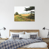 Riviervloed aan de Kaap Blanco, oregon kust Canvas Afdruk (Insitu (Slaapkamer))