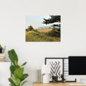 Riviervloed aan de Kaap Blanco, oregon kust Poster (Thuiskantoor)