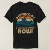 Riviervloed in Penobscot T-shirt (Design voorkant)