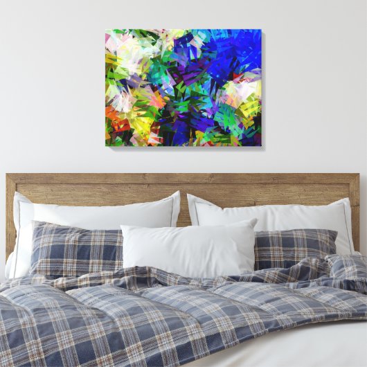 RIVIERWATER CANVAS AFDRUK (Insitu (Slaapkamer))