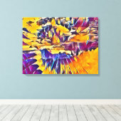 RIVIERWATER CANVAS AFDRUK (Insitu (Houten vloer))