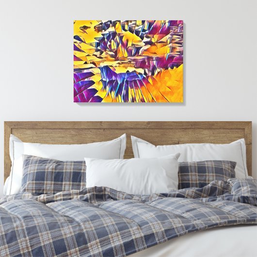 RIVIERWATER CANVAS AFDRUK (Insitu (Slaapkamer))