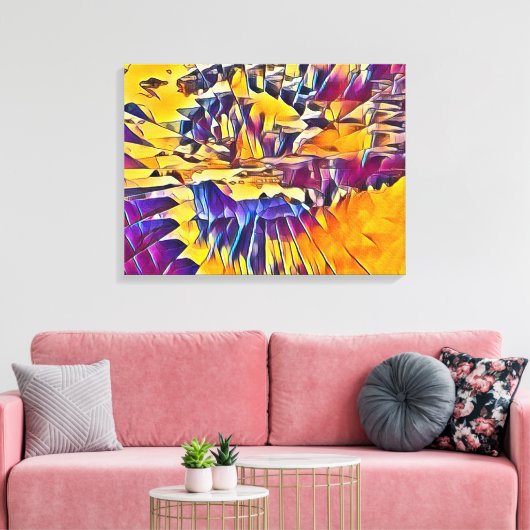 RIVIERWATER CANVAS AFDRUK (Insitu (Woonkamer))