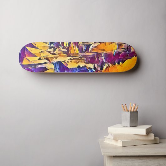 RIVIERWATER PERSOONLIJK SKATEBOARD (Muurkunst (Horizontaal))
