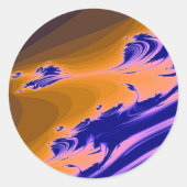 RIVIERWATER RONDE STICKER (Voorkant)