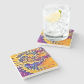 RIVIERWATER STENEN ONDERZETTER (Zijkant)