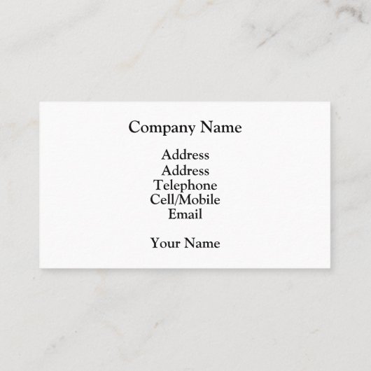 RIVIERWATER VISITEKAARTJE (Achterkant)