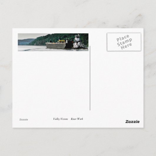 rivierwerk briefkaart (Achterkant)