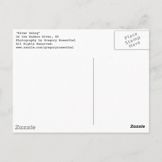 rivierzaag briefkaart (Achterkant)