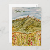 Rivington Pike Horwich-impressionist  Briefkaart (Voorkant / Achterkant)