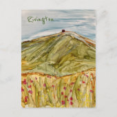 Rivington Pike Horwich-impressionist  Briefkaart (Voorkant)