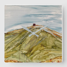 Rivington Pike Horwich-impressionist Vierkante Klok