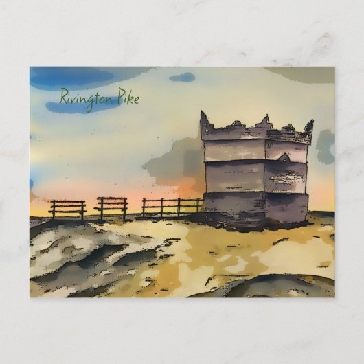 Rivington Pike Lookout Tower Briefkaart (Voorkant)