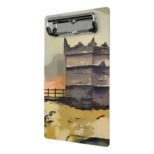 Rivington Pike Lookout Tower Mini Klembord (Angled2)