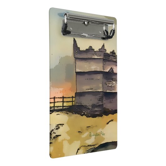 Rivington Pike Lookout Tower Mini Klembord (Schuin)