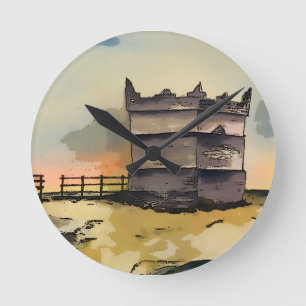 Rivington Pike Lookout Tower Ronde Klok